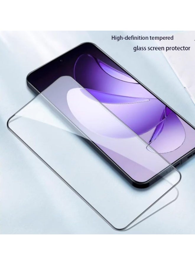 【2+2عبوة】حماية شاشة زجاجية مقواة لجهاز Honor X9D مع واقي عدسة الكاميرا، فيلم حماية بصلابة 9H لجهاز Honor X9D (6.79"), عالي الوضوح، مقاوم للخدش، فيلم زجاج مقوى خالي من الفقاعات - Image 4